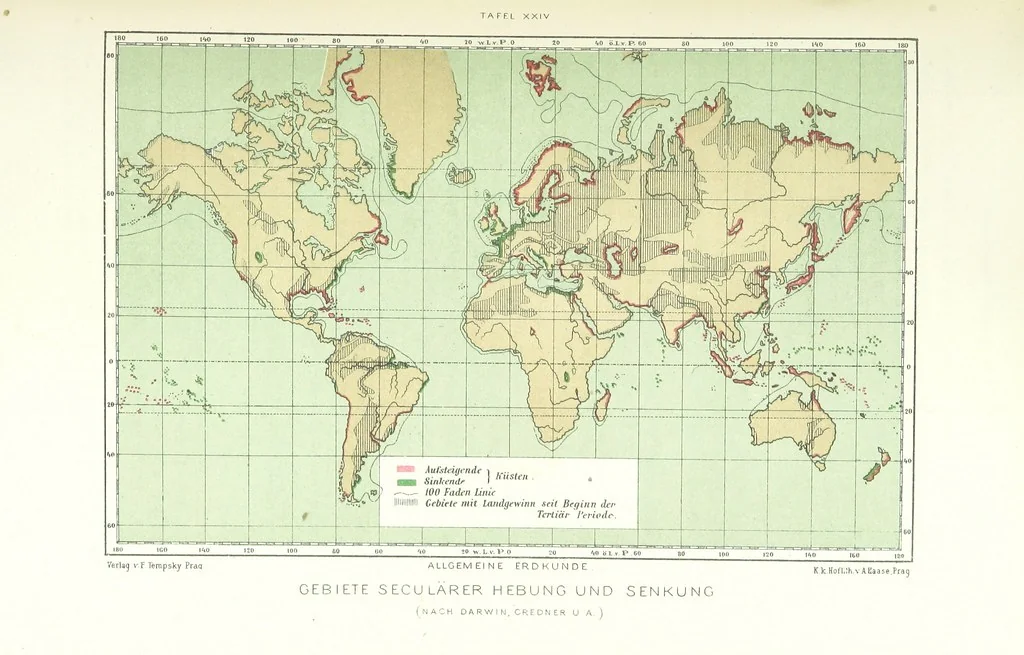 An illustration from Unser Wissen von der Erde. Allgemeine Erdkunde und Länderkunde, herausgegeben unter fachmännischer Mitwirkung von A. Kirchhoff, 1886, leaf 467
