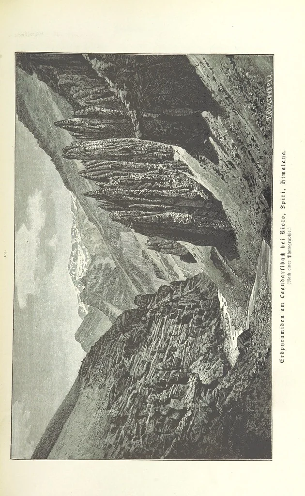 An illustration from Unser Wissen von der Erde. Allgemeine Erdkunde und Länderkunde, herausgegeben unter fachmännischer Mitwirkung von A. Kirchhoff, 1886, leaf 519