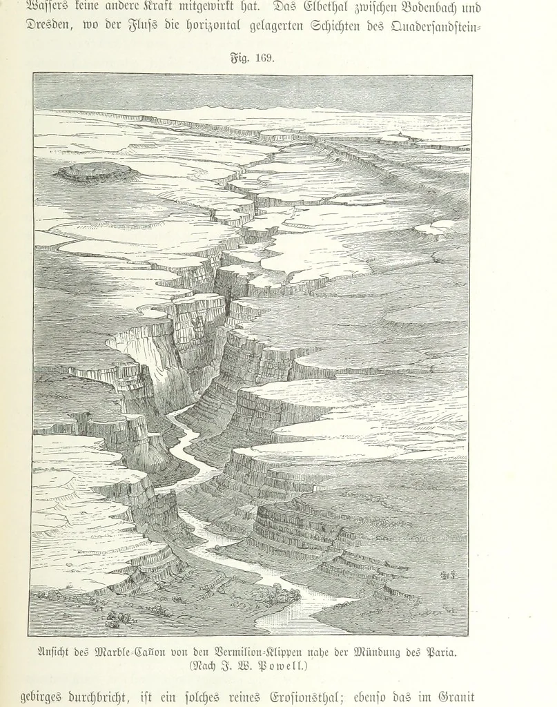 An illustration from Unser Wissen von der Erde. Allgemeine Erdkunde und Länderkunde, herausgegeben unter fachmännischer Mitwirkung von A. Kirchhoff, 1886, leaf 523