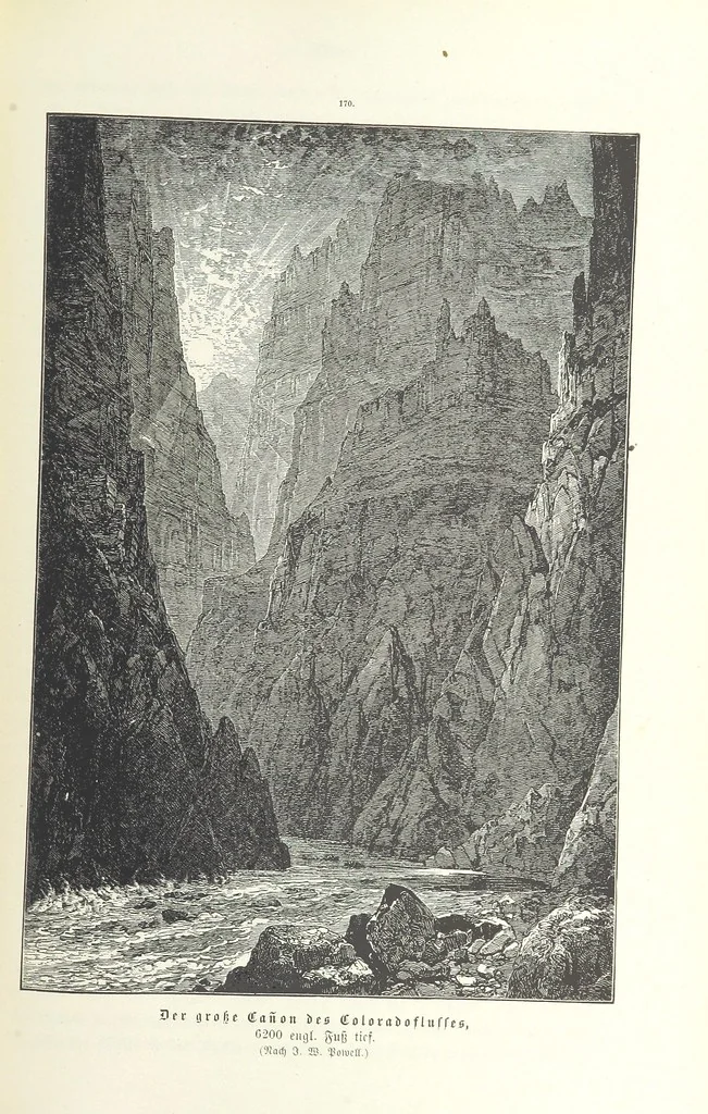 An illustration from Unser Wissen von der Erde. Allgemeine Erdkunde und Länderkunde, herausgegeben unter fachmännischer Mitwirkung von A. Kirchhoff, 1886, leaf 525