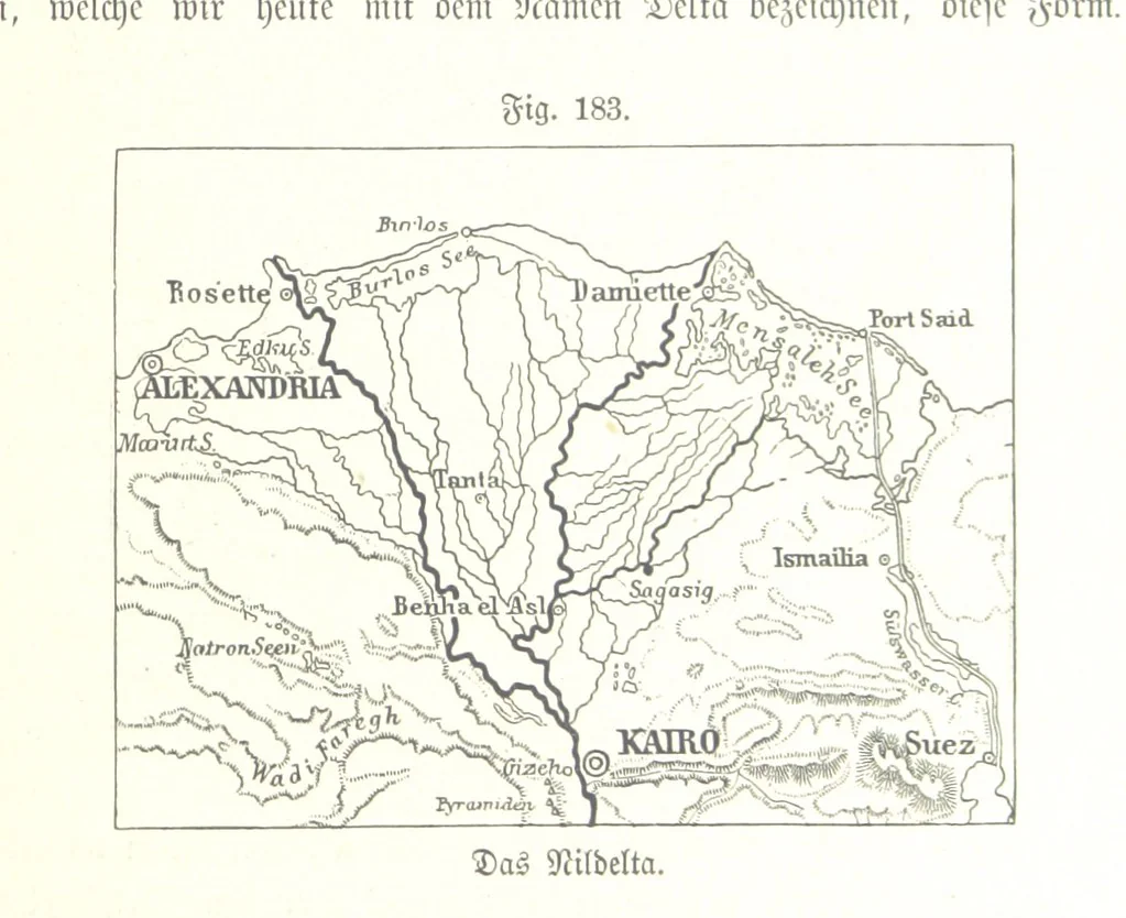 An illustration from Unser Wissen von der Erde. Allgemeine Erdkunde und Länderkunde, herausgegeben unter fachmännischer Mitwirkung von A. Kirchhoff, 1886, leaf 545