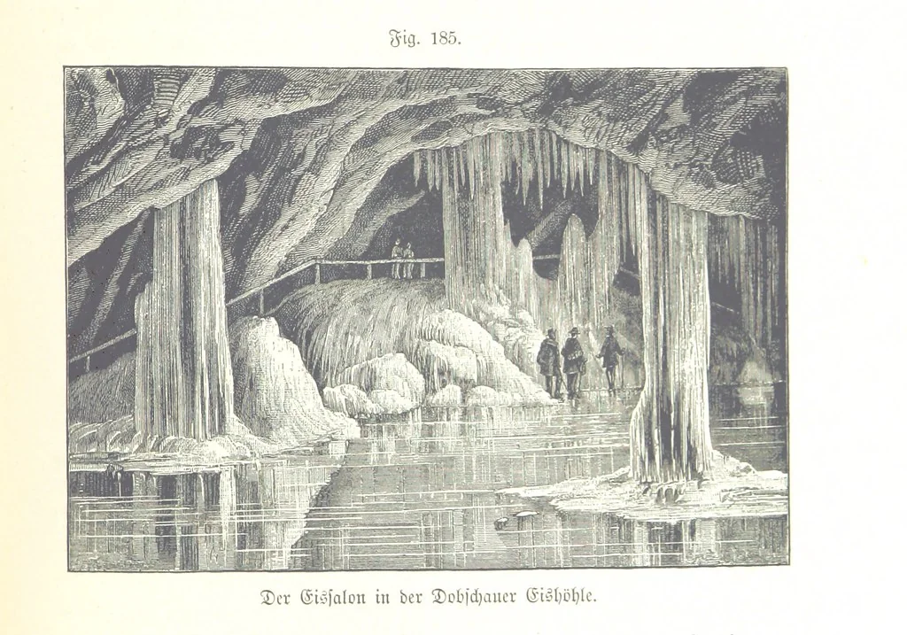 An illustration from Unser Wissen von der Erde. Allgemeine Erdkunde und Länderkunde, herausgegeben unter fachmännischer Mitwirkung von A. Kirchhoff, 1886, leaf 549