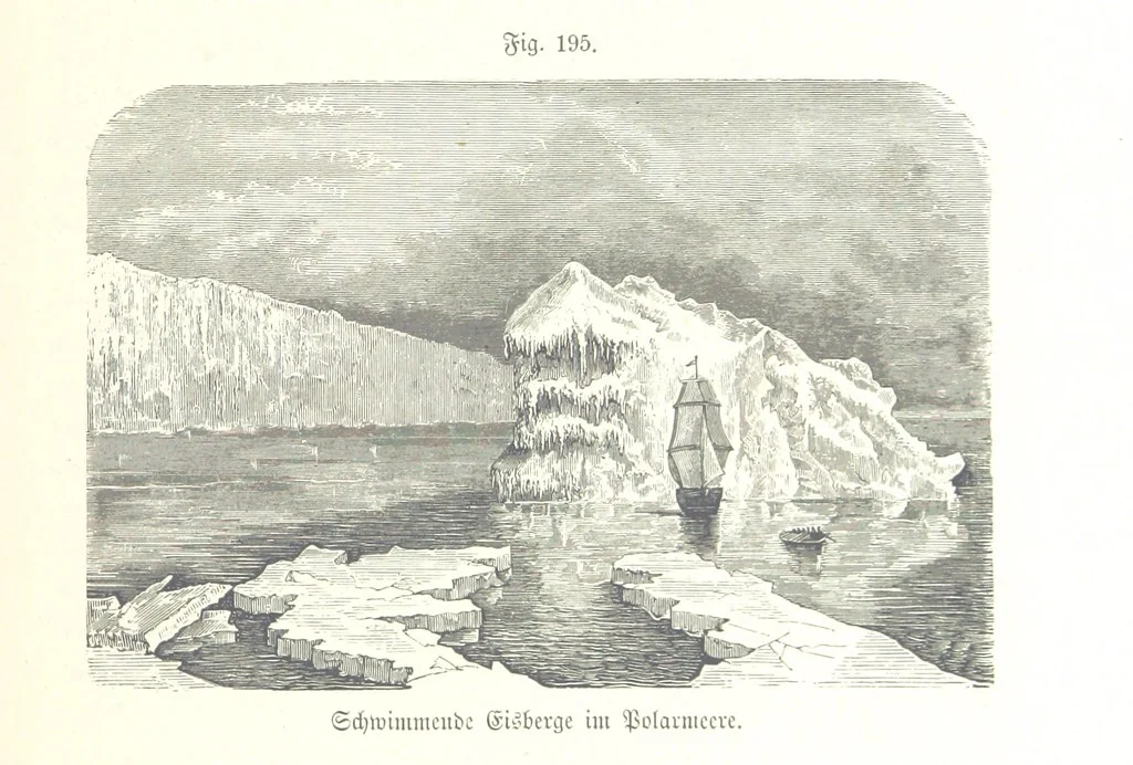 An illustration from Unser Wissen von der Erde. Allgemeine Erdkunde und Länderkunde, herausgegeben unter fachmännischer Mitwirkung von A. Kirchhoff, 1886, leaf 567
