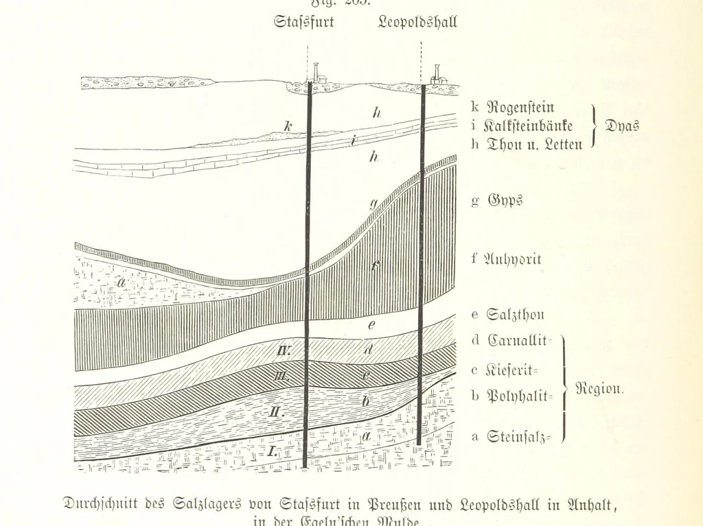 An illustration from Unser Wissen von der Erde. Allgemeine Erdkunde und Länderkunde, herausgegeben unter fachmännischer Mitwirkung von A. Kirchhoff, 1886, leaf 588
