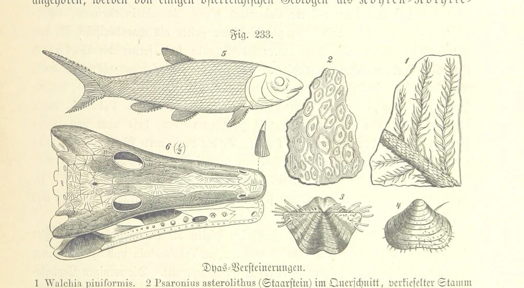 An illustration from Unser Wissen von der Erde. Allgemeine Erdkunde und Länderkunde, herausgegeben unter fachmännischer Mitwirkung von A. Kirchhoff, 1886, leaf 655