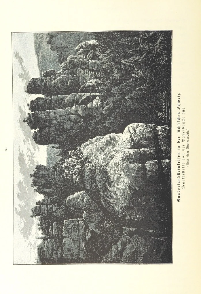An illustration from Unser Wissen von der Erde. Allgemeine Erdkunde und Länderkunde, herausgegeben unter fachmännischer Mitwirkung von A. Kirchhoff, 1886, leaf 686
