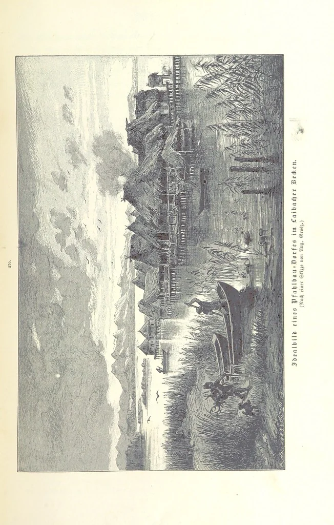 An illustration from Unser Wissen von der Erde. Allgemeine Erdkunde und Länderkunde, herausgegeben unter fachmännischer Mitwirkung von A. Kirchhoff, 1886, leaf 737