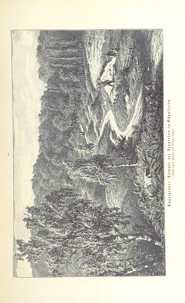 An illustration from Unser Wissen von der Erde. Allgemeine Erdkunde und Länderkunde, herausgegeben unter fachmännischer Mitwirkung von A. Kirchhoff, 1886, leaf 741