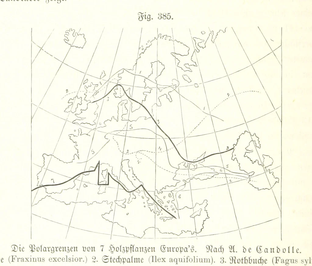 An illustration from Unser Wissen von der Erde. Allgemeine Erdkunde und Länderkunde, herausgegeben unter fachmännischer Mitwirkung von A. Kirchhoff, 1886, leaf 908