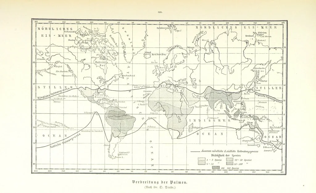 An illustration from Unser Wissen von der Erde. Allgemeine Erdkunde und Länderkunde, herausgegeben unter fachmännischer Mitwirkung von A. Kirchhoff, 1886, leaf 927