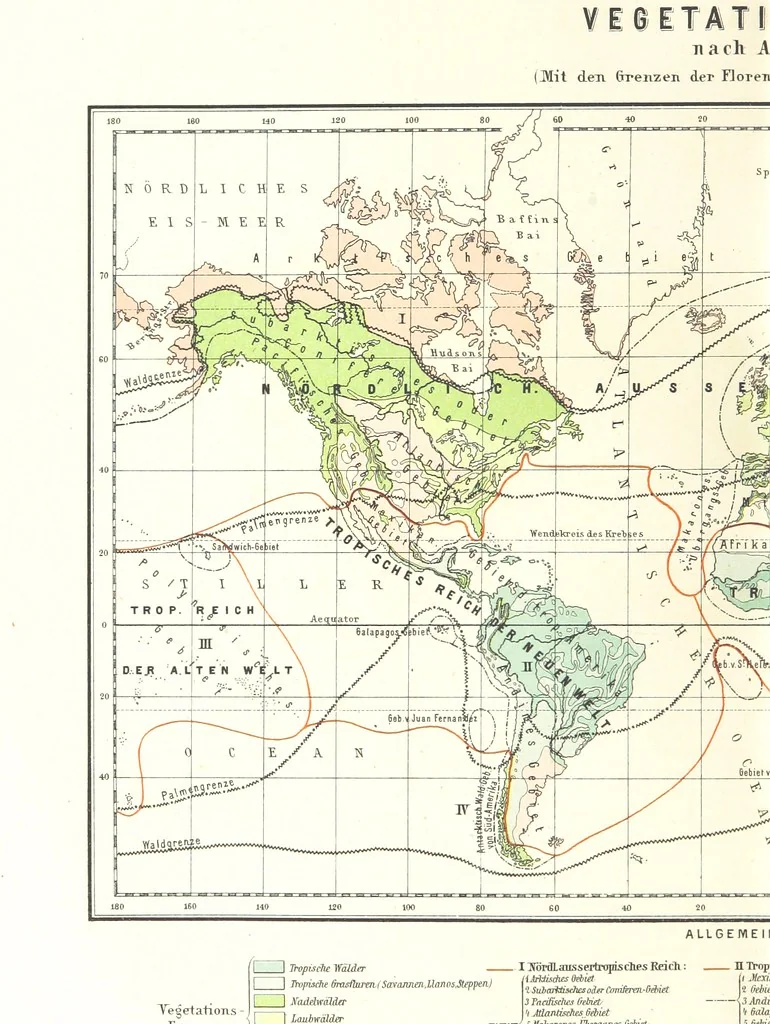 An illustration from Unser Wissen von der Erde. Allgemeine Erdkunde und Länderkunde, herausgegeben unter fachmännischer Mitwirkung von A. Kirchhoff, 1886, leaf 992