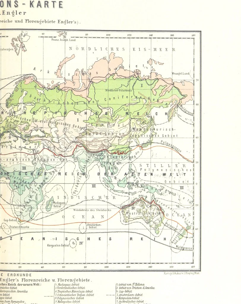 An illustration from Unser Wissen von der Erde. Allgemeine Erdkunde und Länderkunde, herausgegeben unter fachmännischer Mitwirkung von A. Kirchhoff, 1886, leaf 993