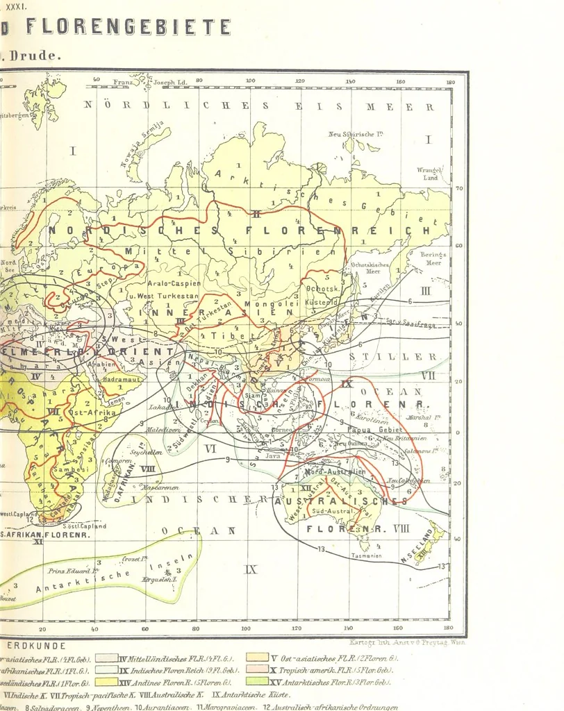 An illustration from Unser Wissen von der Erde. Allgemeine Erdkunde und Länderkunde, herausgegeben unter fachmännischer Mitwirkung von A. Kirchhoff, 1886, leaf 999
