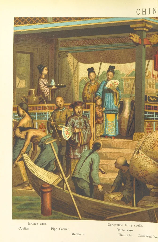 An illustration from Graphic Pictures of Native Life in distant lands, illustrating the typical races of mankind. Depicted by H. Leutemann. With ... text by ... A. Kirchoff [sic]. Translated from the German by G. Philip, Junr., etc, 1888, leaf 100