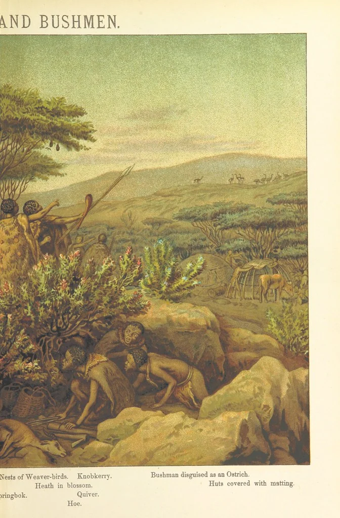 An illustration from Graphic Pictures of Native Life in distant lands, illustrating the typical races of mankind. Depicted by H. Leutemann. With ... text by ... A. Kirchoff [sic]. Translated from the German by G. Philip, Junr., etc, 1888, leaf 61