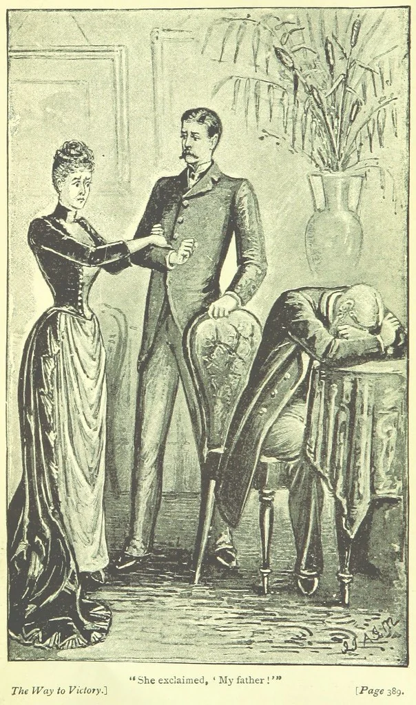 An illustration from The Way to Victory: the life-story of a brave boy. Edited by J. W. K, 1890, leaf 12