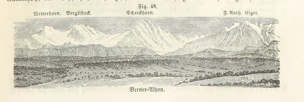 An illustration from Handbuch der Erdkunde, 1859, leaf 129