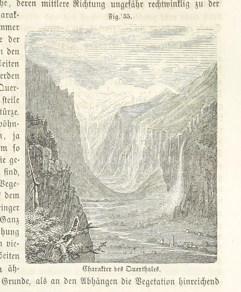 An illustration from Handbuch der Erdkunde, 1859, leaf 135