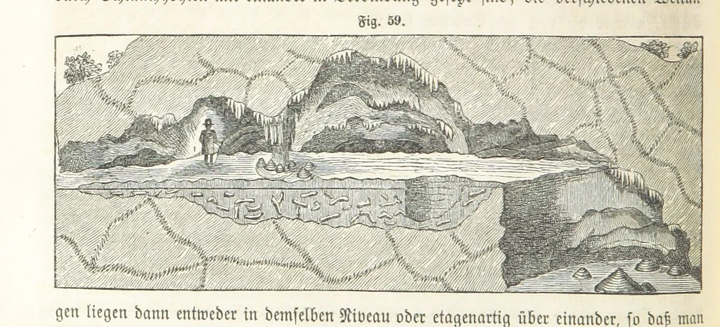 An illustration from Handbuch der Erdkunde, 1859, leaf 138