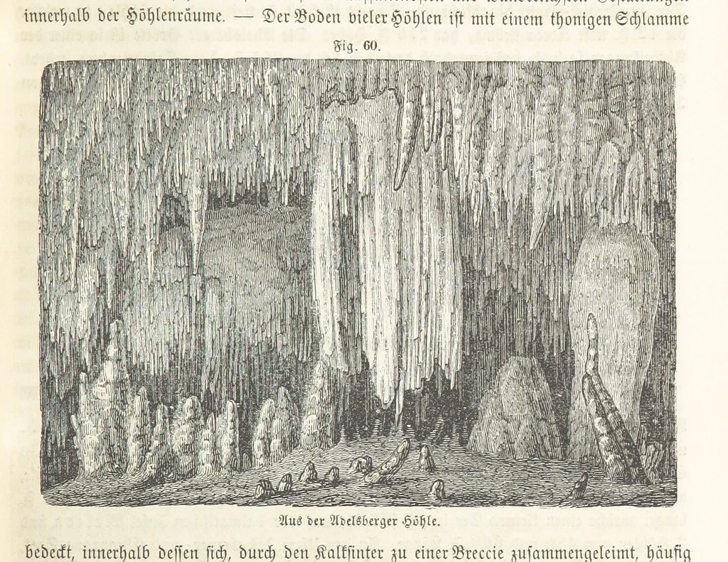 An illustration from Handbuch der Erdkunde, 1859, leaf 139
