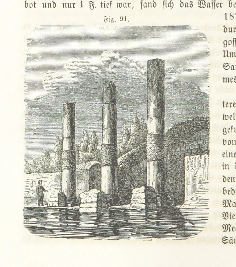 An illustration from Handbuch der Erdkunde, 1859, leaf 224