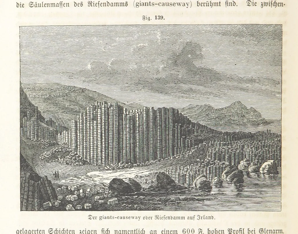 An illustration from Handbuch der Erdkunde, 1859, leaf 318