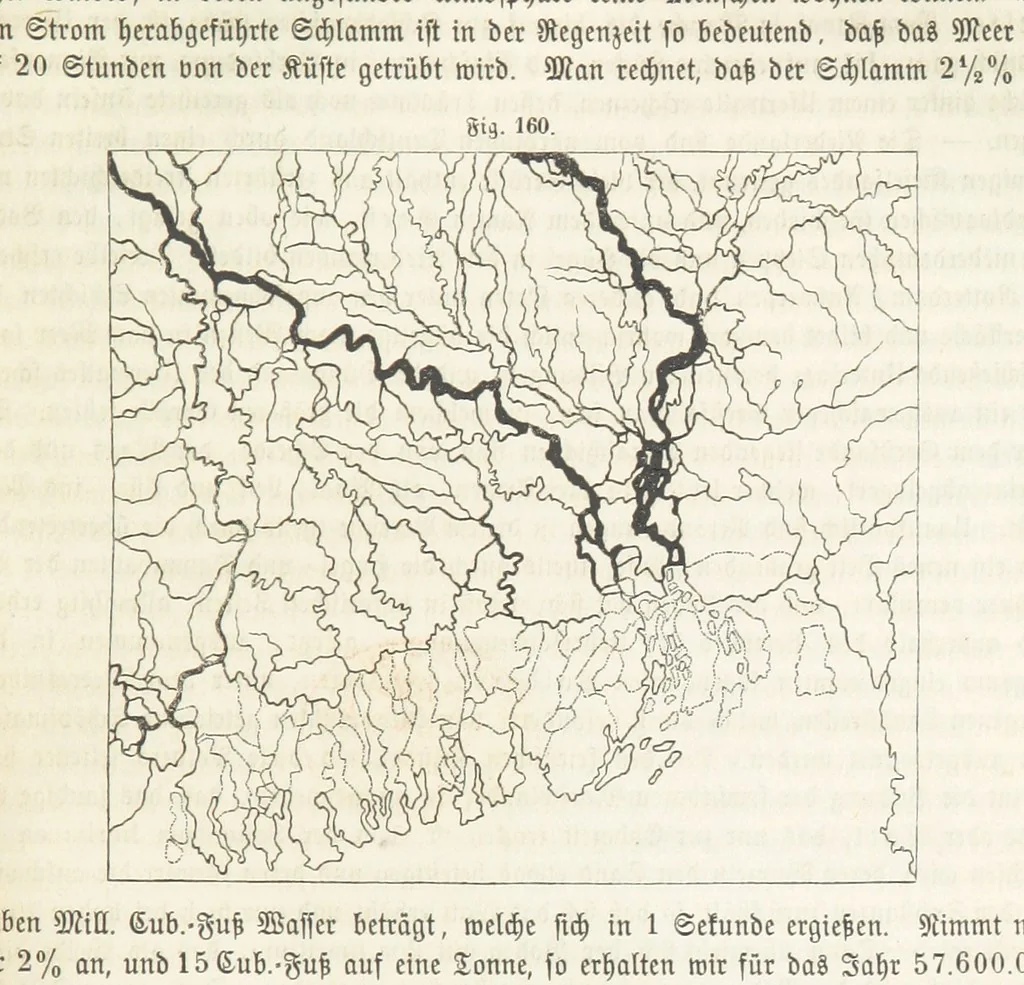 An illustration from Handbuch der Erdkunde, 1859, leaf 445