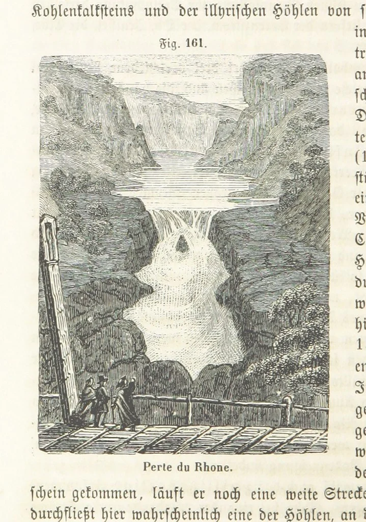 An illustration from Handbuch der Erdkunde, 1859, leaf 448