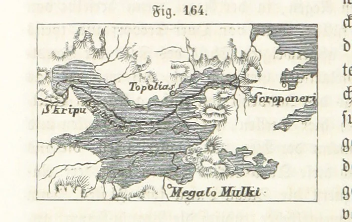 An illustration from Handbuch der Erdkunde, 1859, leaf 458