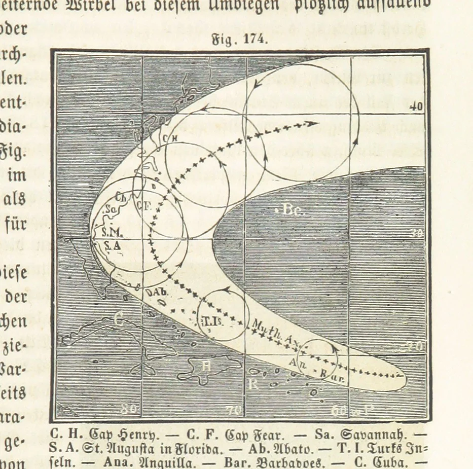 An illustration from Handbuch der Erdkunde, 1859, leaf 565