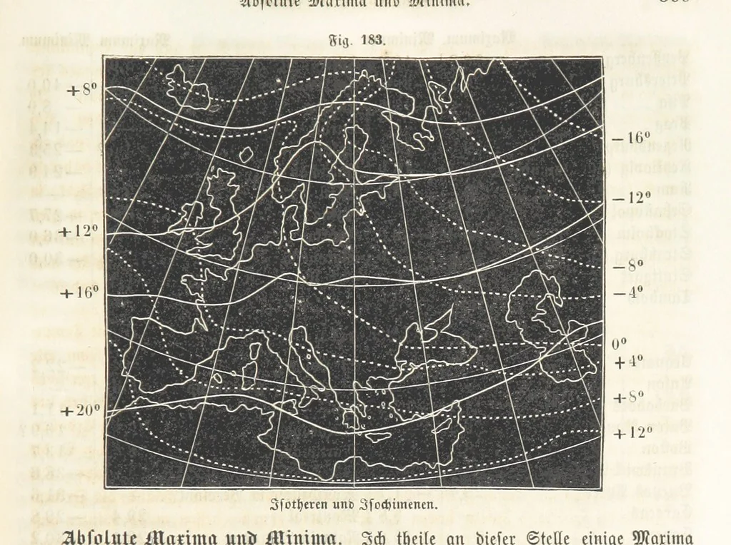 An illustration from Handbuch der Erdkunde, 1859, leaf 651