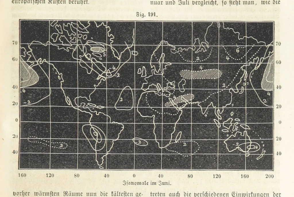 An illustration from Handbuch der Erdkunde, 1859, leaf 679