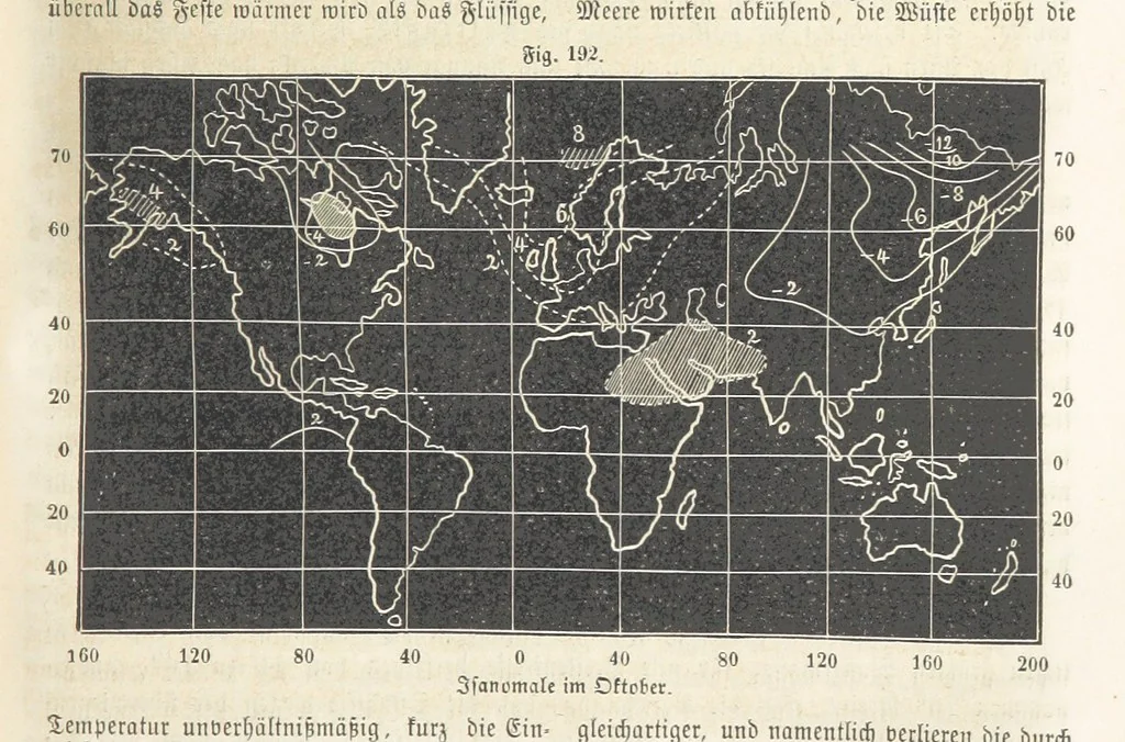 An illustration from Handbuch der Erdkunde, 1859, leaf 679