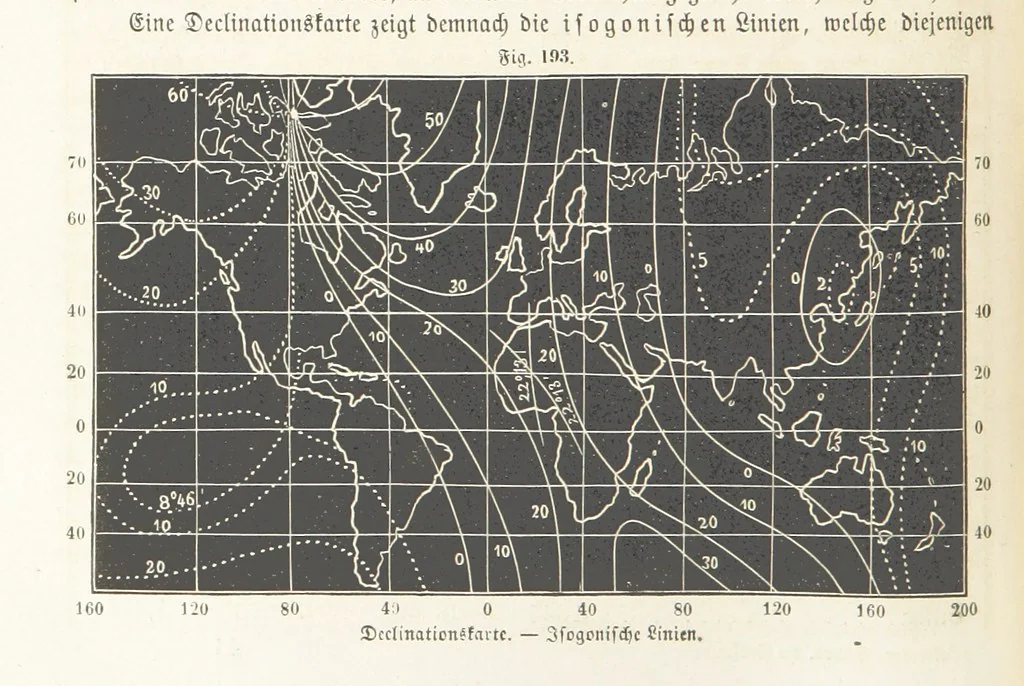 An illustration from Handbuch der Erdkunde, 1859, leaf 698