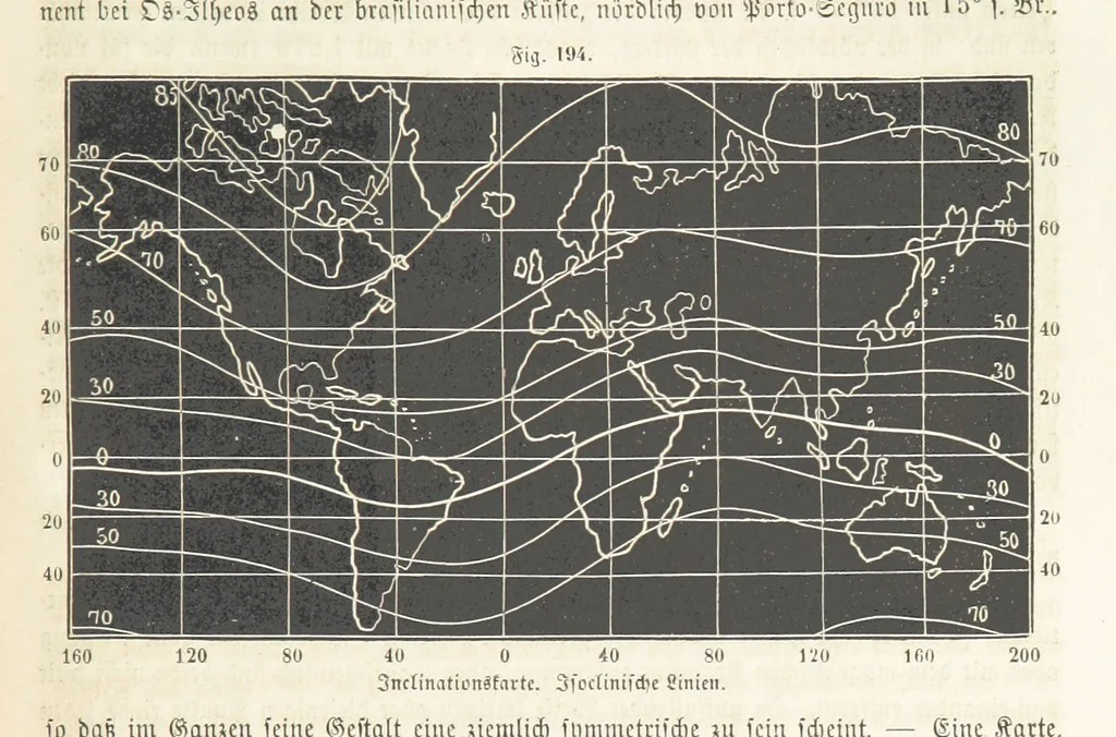 An illustration from Handbuch der Erdkunde, 1859, leaf 701