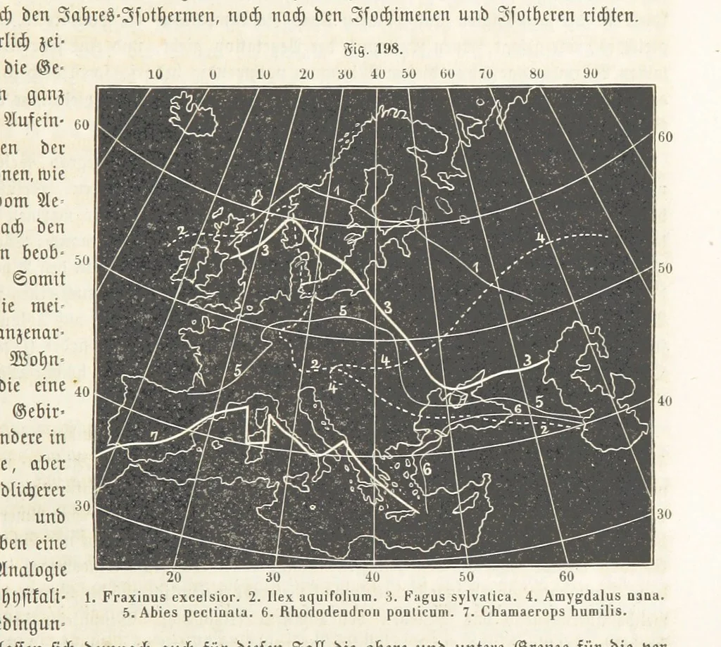 An illustration from Handbuch der Erdkunde, 1859, leaf 731