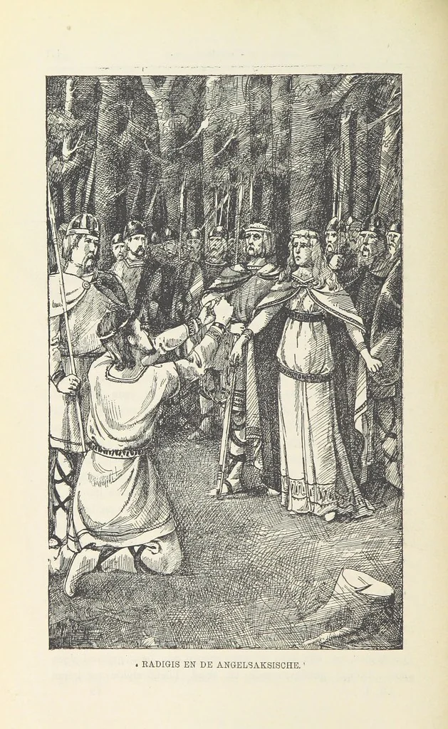 An illustration from Nederland en Oranje in beeld en schrift, etc, 1895, leaf 188