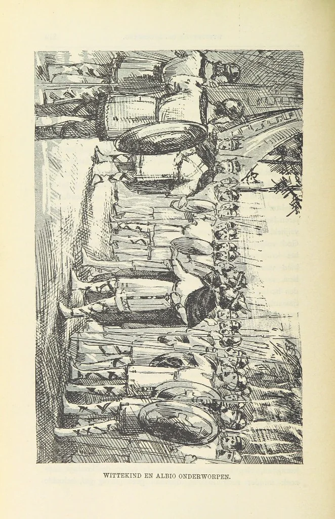An illustration from Nederland en Oranje in beeld en schrift, etc, 1895, leaf 230