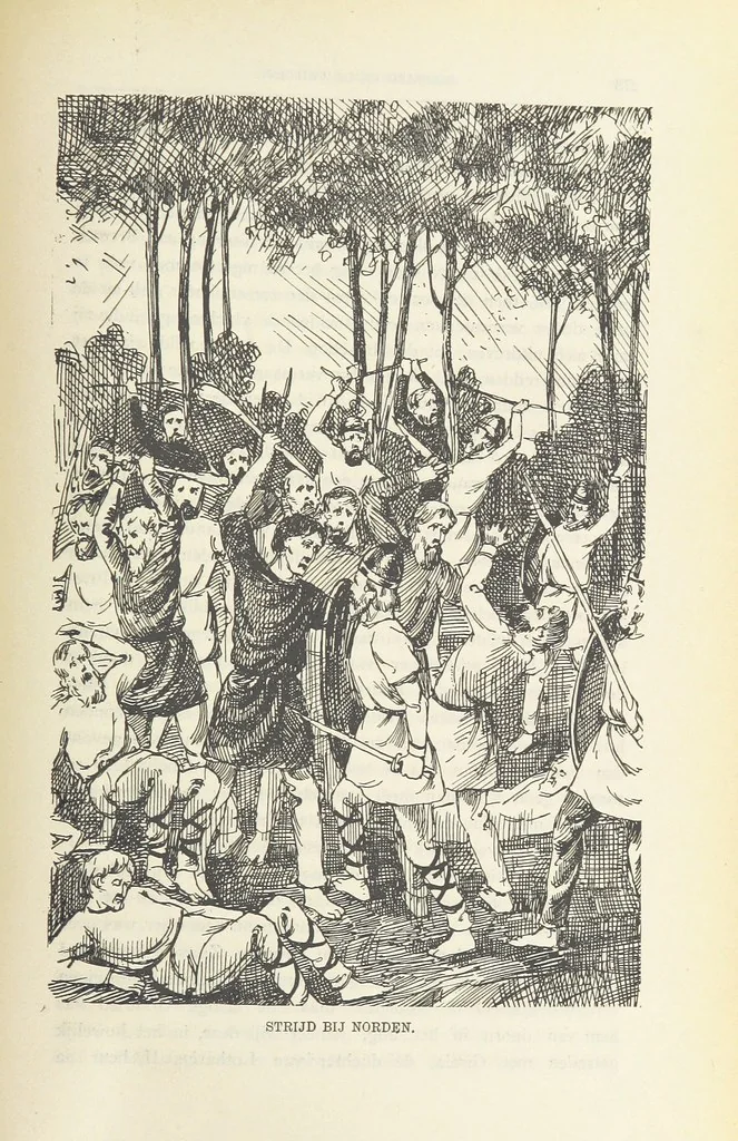 An illustration from Nederland en Oranje in beeld en schrift, etc, 1895, leaf 287