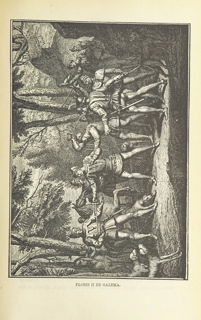 An illustration from Nederland en Oranje in beeld en schrift, etc, 1895, leaf 351
