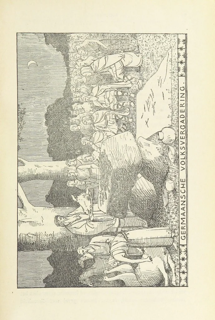 An illustration from Nederland en Oranje in beeld en schrift, etc, 1895, leaf 47