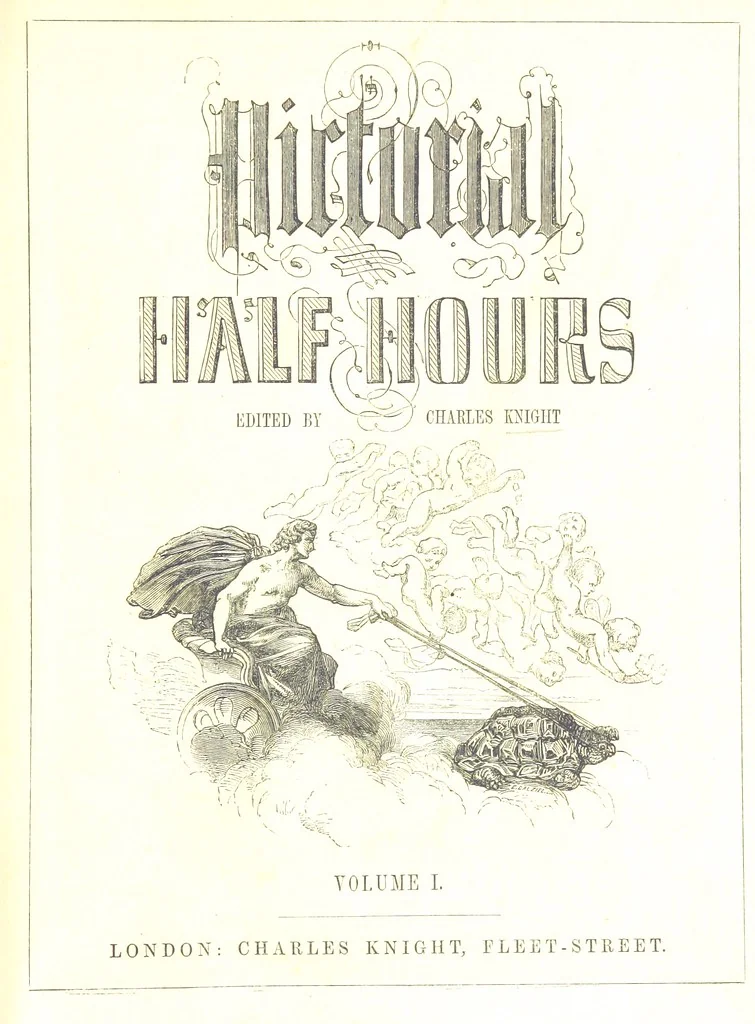 An illustration from Pictorial Half-hours, edited by C. K, 1850, leaf 13
