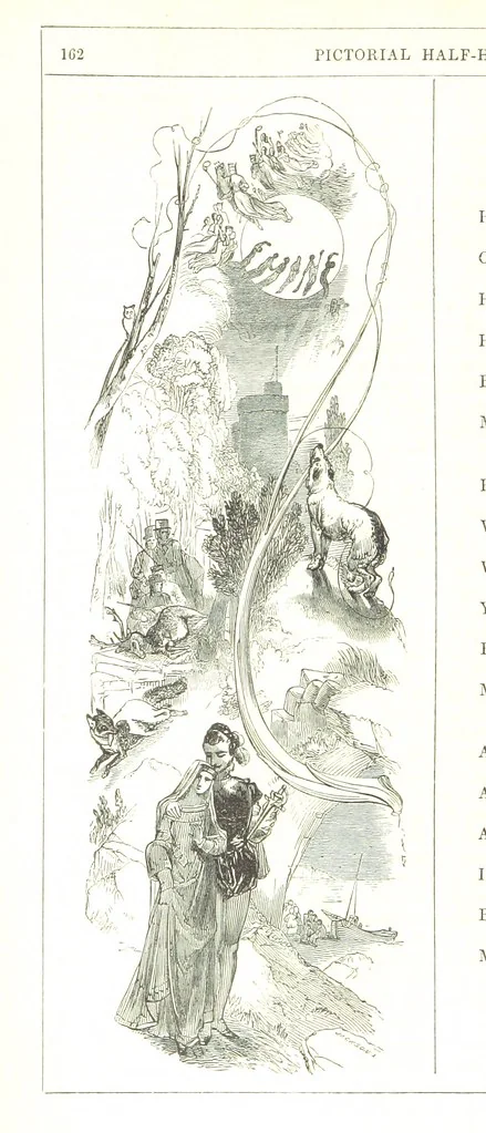 An illustration from Pictorial Half-hours, edited by C. K, 1850, leaf 176