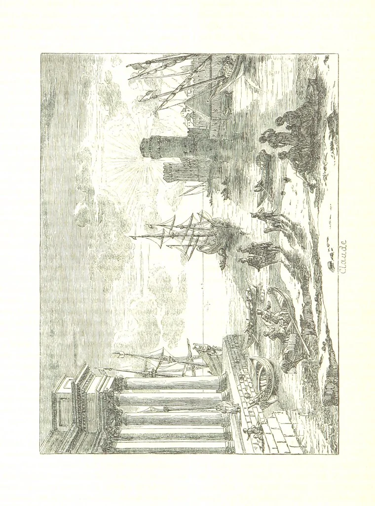 An illustration from Pictorial Half-hours, edited by C. K, 1850, leaf 202