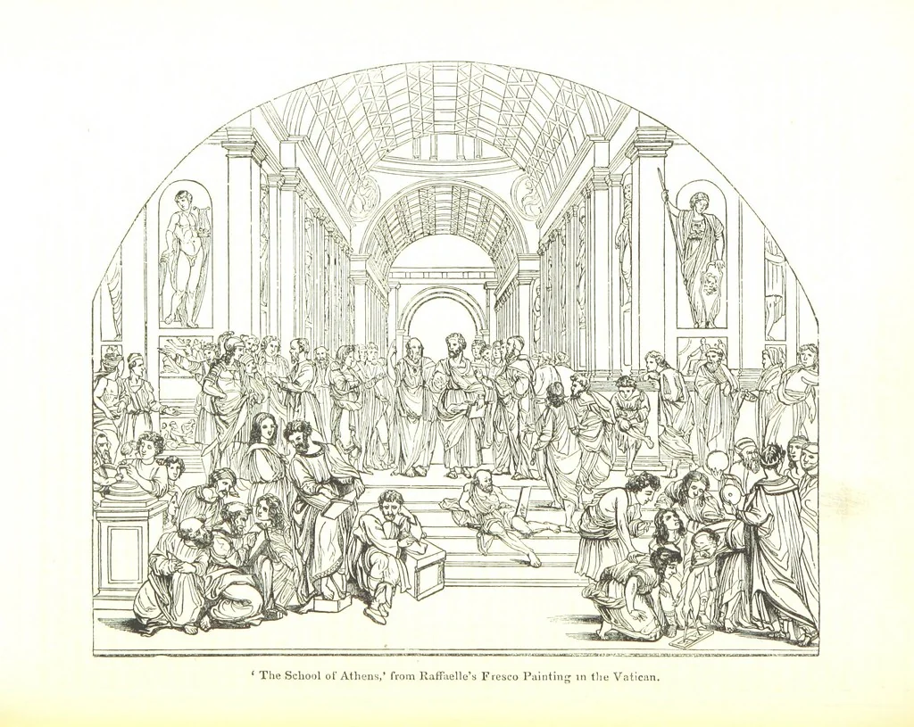 An illustration from Pictorial Half-hours, edited by C. K, 1850, leaf 222