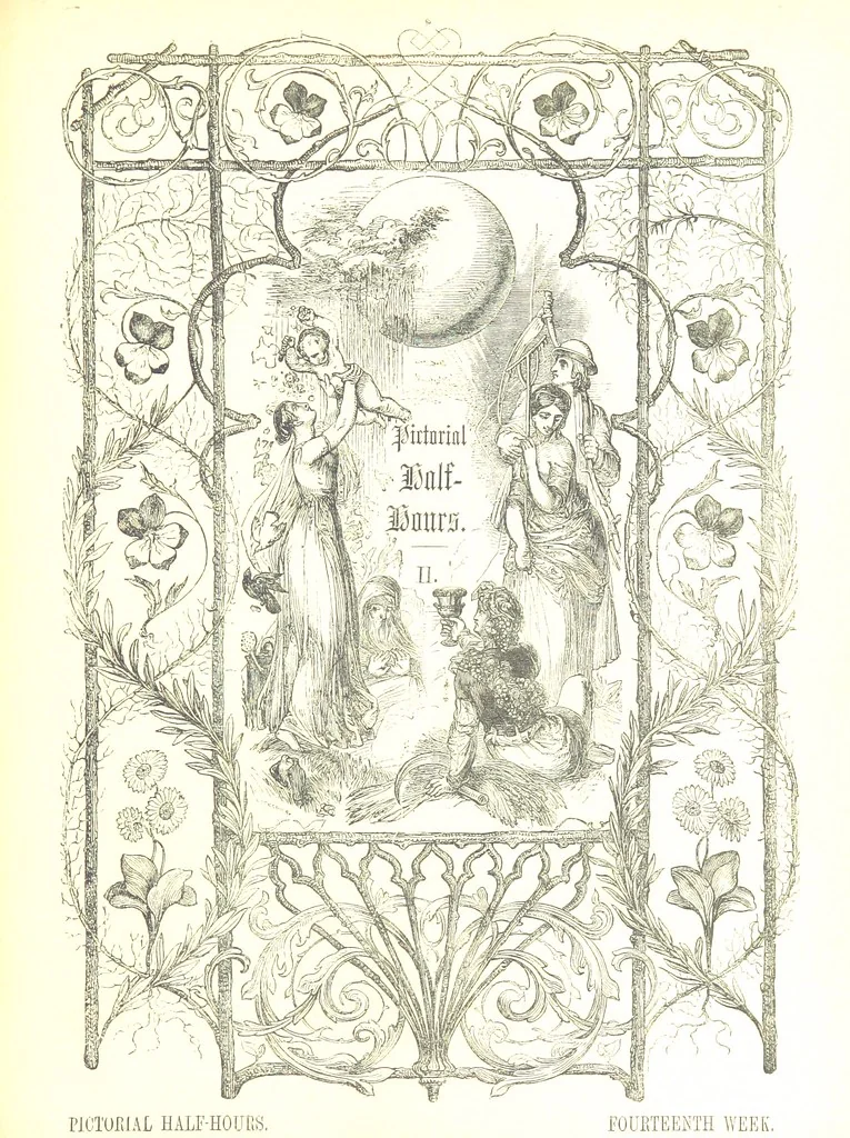 An illustration from Pictorial Half-hours, edited by C. K, 1850, leaf 329