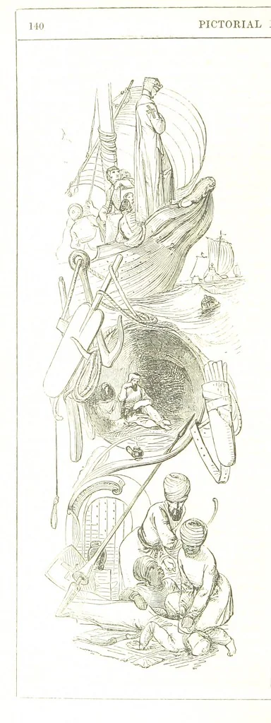 An illustration from Pictorial Half-hours, edited by C. K, 1850, leaf 468