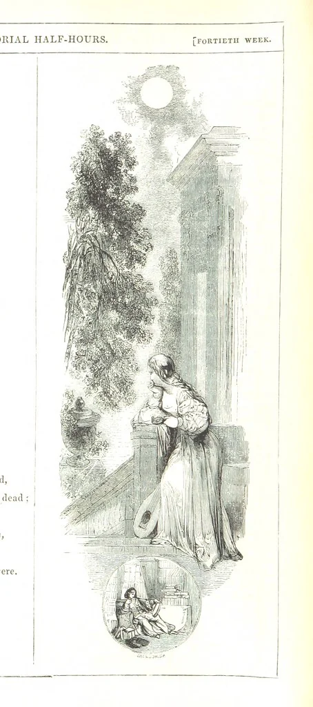 An illustration from Pictorial Half-hours, edited by C. K, 1850, leaf 338
