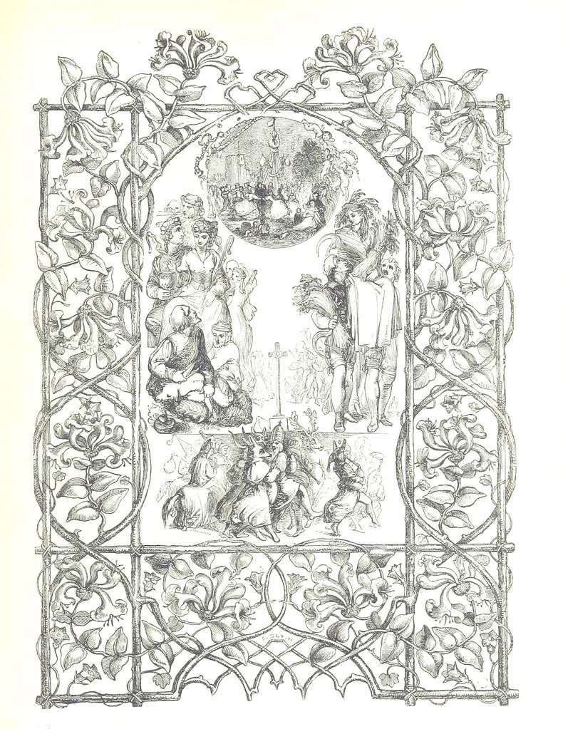 An illustration from Pictorial Half-hours, edited by C. K, 1850, leaf 339