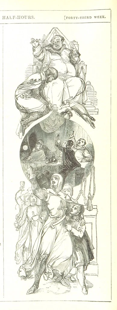 An illustration from Pictorial Half-hours, edited by C. K, 1850, leaf 414